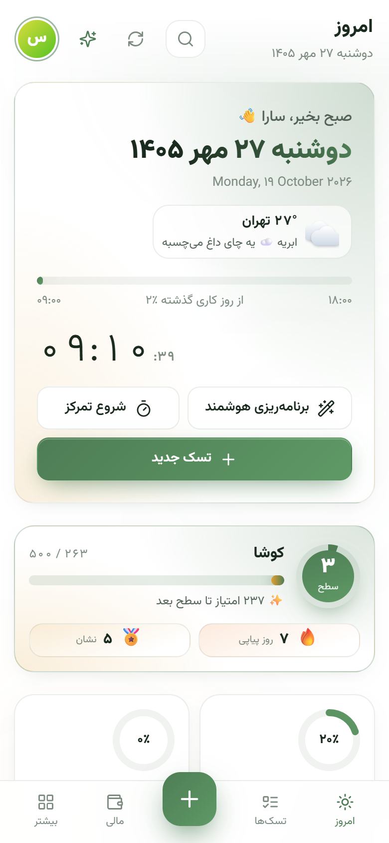 صفحه‌ی امروز روتینک